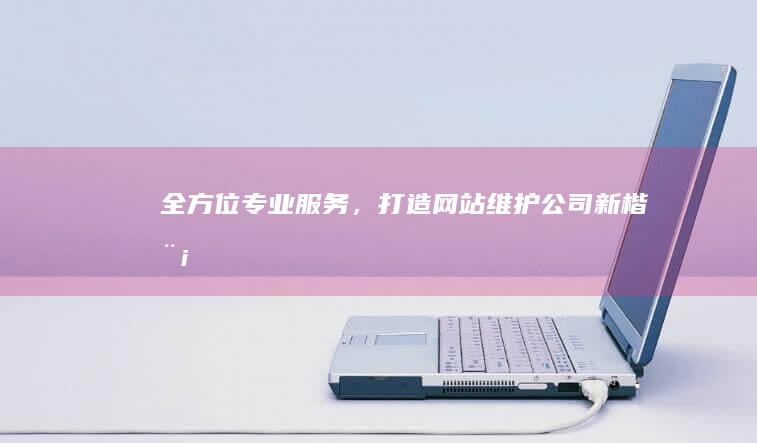 全方位专业服务，打造网站 维护公司新楷模